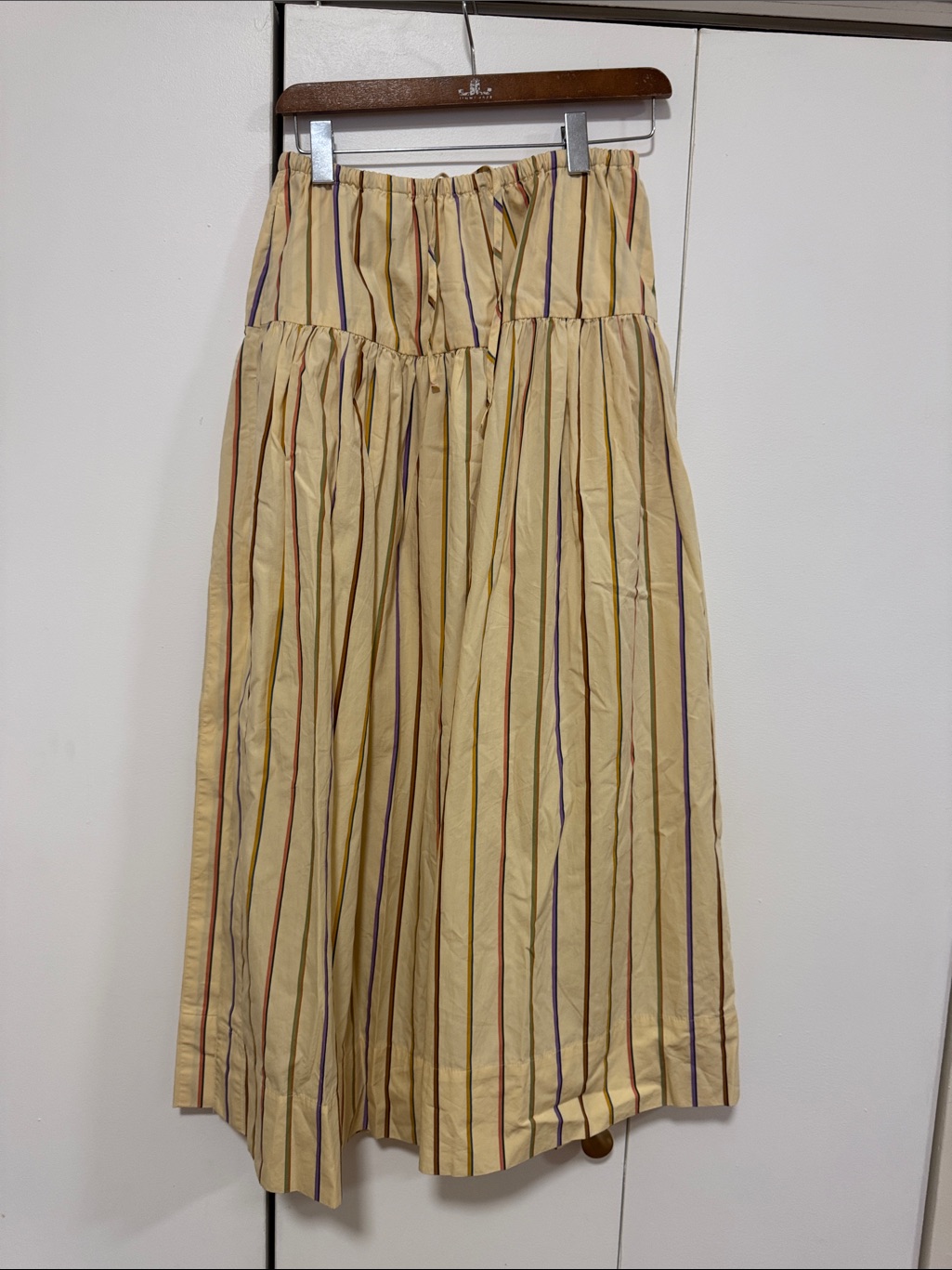 Tiered Cotton Poplin Maxi Skirt — image 3 of 3